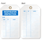 Respirator Inspection and Status Record Two-Sided Tag