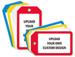 Custom Red Tags