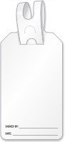 Blank Self Locking Tag