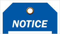 ANSI Notice Tag Header